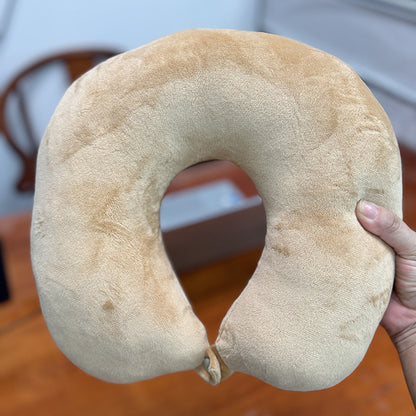 2025 New Cross-Border U-Shaped Pillow Portable Pp Cotton Office Nap Cervical Pillow Car High-Speed Rail Neck Pillow Wholesale