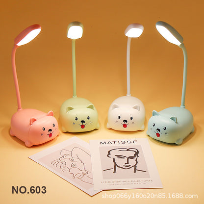 Factory direct creative cute girl heart mini small table lamp led bedroom bedroom bedside eye protection night light