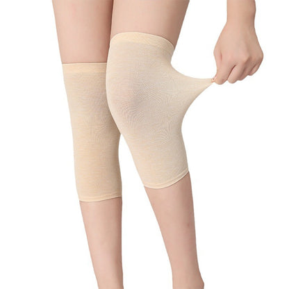 Men's and Women's Air-conditioned Room Warm Knee Cover Joint Sports Leg Cover Thin Pure Cotton Breathable Knee Pad