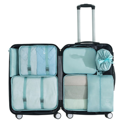 Travel Seven-Piece Storage Bag Clothes Organizer Storage Bag Portable Large Capacity Luggage Bag Classified Storage