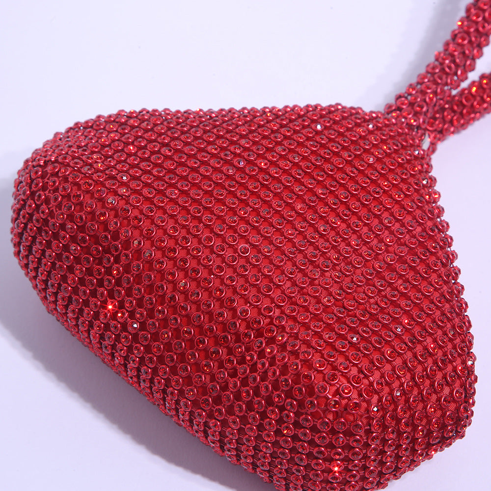 Cross-border Rhinestone Clutch Fashion Portable Cosmetic Bag Mine Bag Women's European and American Style Evening Bag Handbag