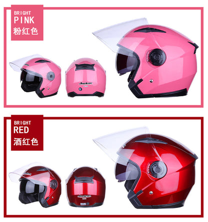 Cross-border electric car helmet half-helmet four-season general-purpose men's and women's half-covered helmet (foreign trade model)