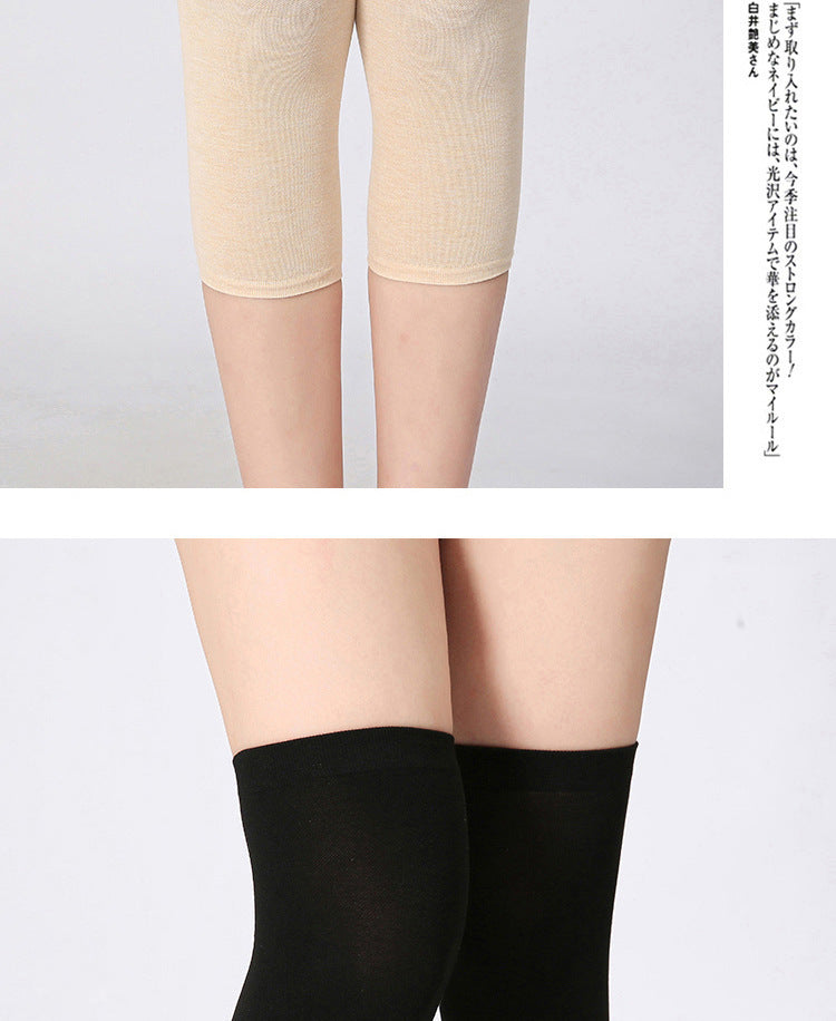 Men's and Women's Air-conditioned Room Warm Knee Cover Joint Sports Leg Cover Thin Pure Cotton Breathable Knee Pad