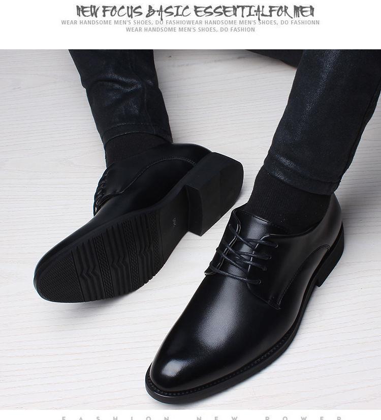 Ba Totem Summer Men's Shoes Genuine Leather Hollow Breathable Leather Shoes Men's Shoes Men's Korean Fashionable Business Dress Shoes Men's