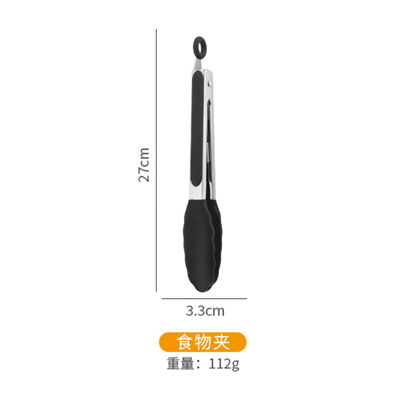 Food Grade Silicone 11 Pieces Kitchenware suit Stir-frying Shovel Non-stick Pan Silicone Colander Pot Stir-frying Spoon Soup Spoon
