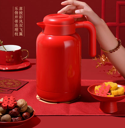 316L Stainless Steel Insulated Large Capacity Kettle for Home Use, Thermos for Tea, Dedicated for Warming Tea, Water Separation, and Stewing Tea Kettle