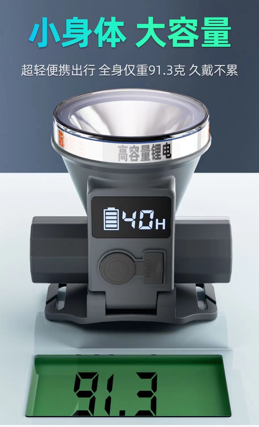 Headlight Strong Light Outdoor Special Led Ultra-Long Battery Life Rechargeable Waterproof Searchlight Super Bright Night Fishing Long-Range Fishing Light