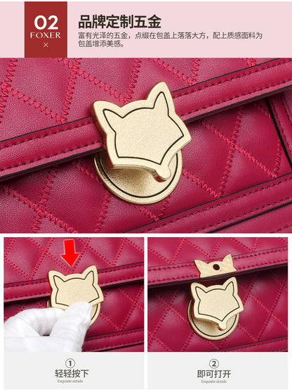 Chain Bag Women's 2024 New Trendy Fashionable Black Rhomboid Shoulder Crossbody Small Square Bag High-grade Commuter Shoulder Bag