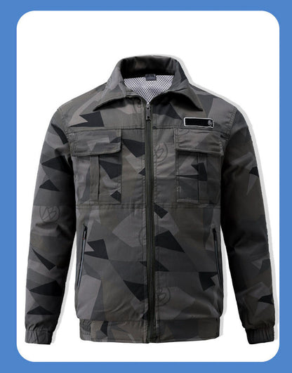 Summer Cooling Air-Conditioned Clothing for Men, Refrigeration Clothing with Fan, Welding Site Heatstroke Prevention Labor Protection Work Clothes