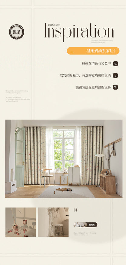 Children's Curtain Digital Printing Black Gold Shading Base Cloth Space Soaring Pattern Bedroom Living Room Shading Curtain Supply
