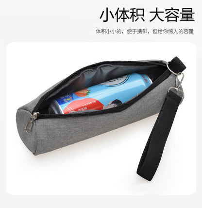 Cross-border Heat Preservation Cold Portable Drink Water Cup Coke Canned Beer Zipper Box Hand Storage Bag