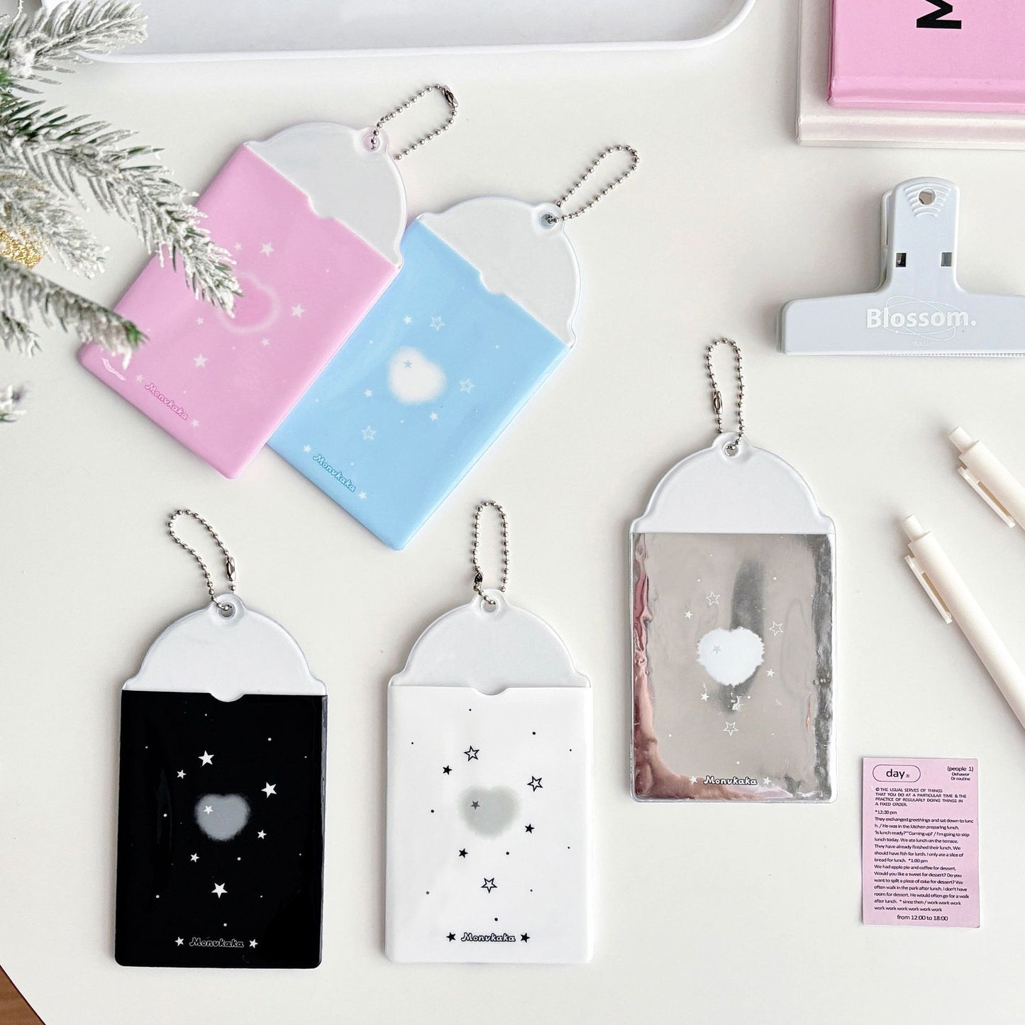 Original Blurry Animal 3inch Card Holder Pvc Card Holder Star Chasing Small Card Random Card Storage Card Bag Card Holder Protective Cover