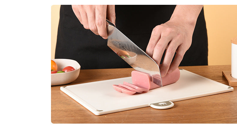 Kitchen Classification Cutting Board Creative Baby Food Supplement Wheat Straw Cutting Board Pp Plastic Creative Four-Piece Set Classification Cutting Board