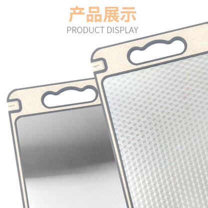 Amazon Cross-border Explosions Stainless Steel Wheat Straw Double-sided Cutting Board Thickened Anti-skid Cutting Board Cutting Board Source Factory