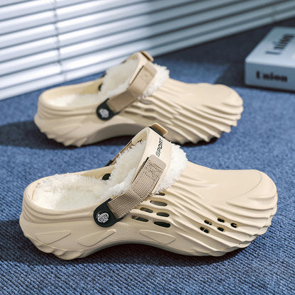 Cotton Slippers for Home, High-End Outer Wear, 2025 Winter New Cross-Border Cotton Shoes Manufacturer Wholesale Cotton Tow