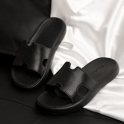 Ins Style Women's 2025 New Popular Slippers Home Internet Celebrity Ladies Sandals Home Indoor Non-Slip Slippers