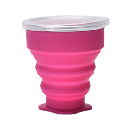 Cross-Border Silicone Foldable Water Cup, Portable Mouthwash Cup for Outdoor Travel, Lightweight and Convenient Cup, Watercup Portable
