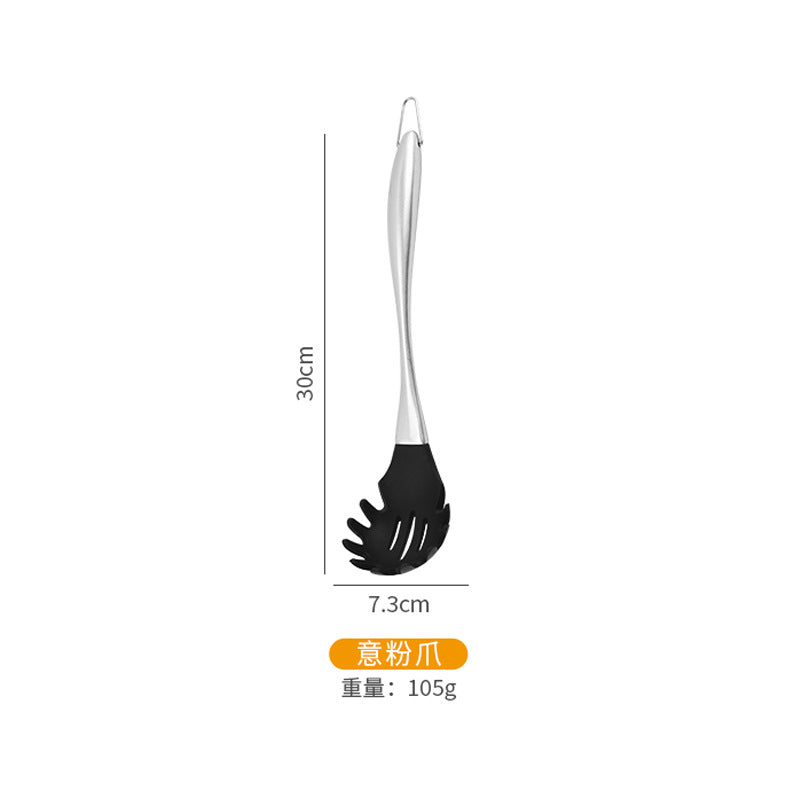 Food Grade Silicone 11 Pieces Kitchenware suit Stir-frying Shovel Non-stick Pan Silicone Colander Pot Stir-frying Spoon Soup Spoon