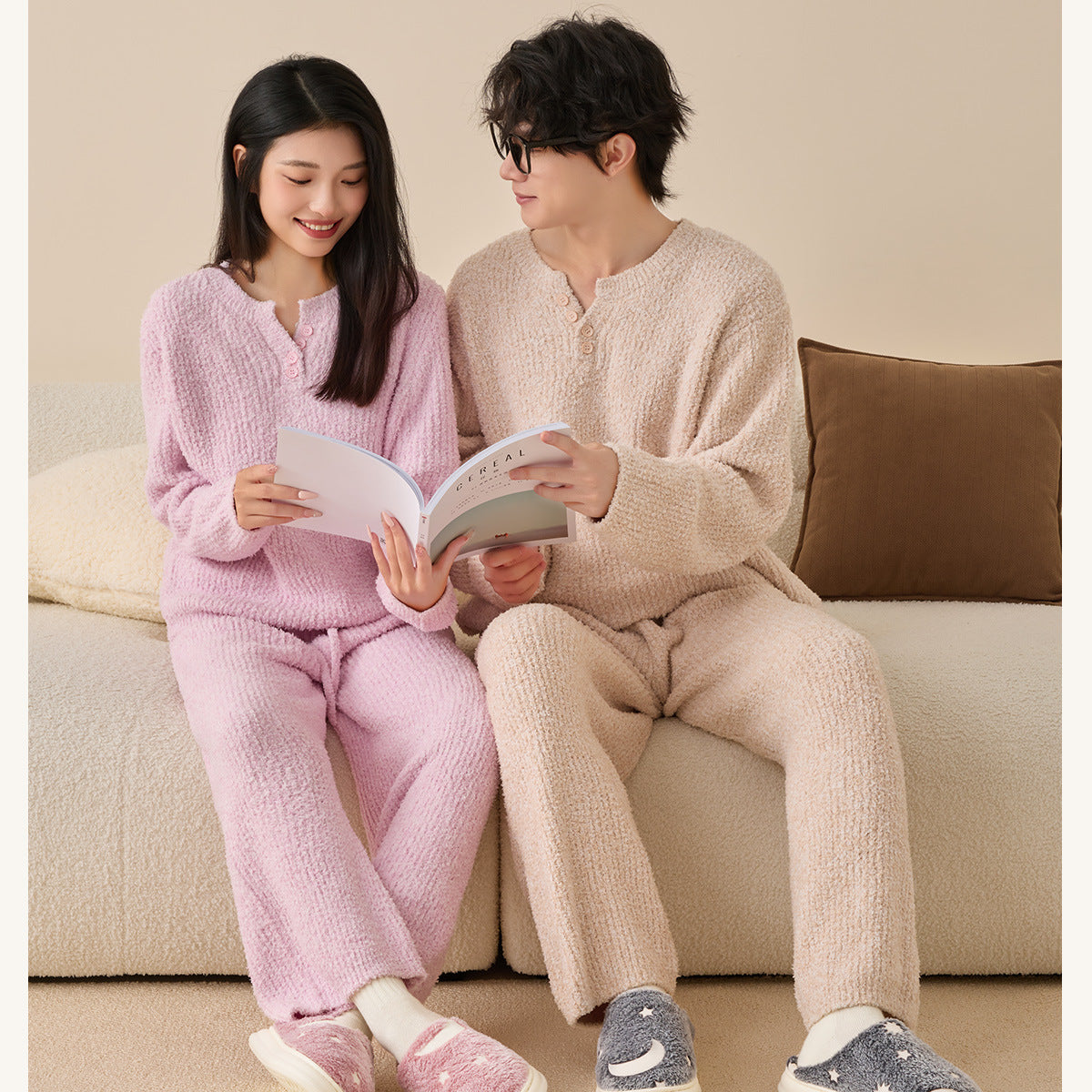 Starry Sky Cotton Slippers for Home Autumn/Winter 2026 New Indoor Warm Plush Winter Slippers for Women Home Use