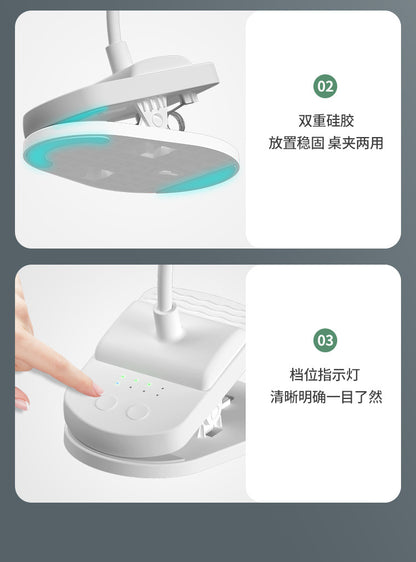 Factory wholesale New USB small fan adjustable speed timing office desktop fan dormitory clip fan one-piece delivery