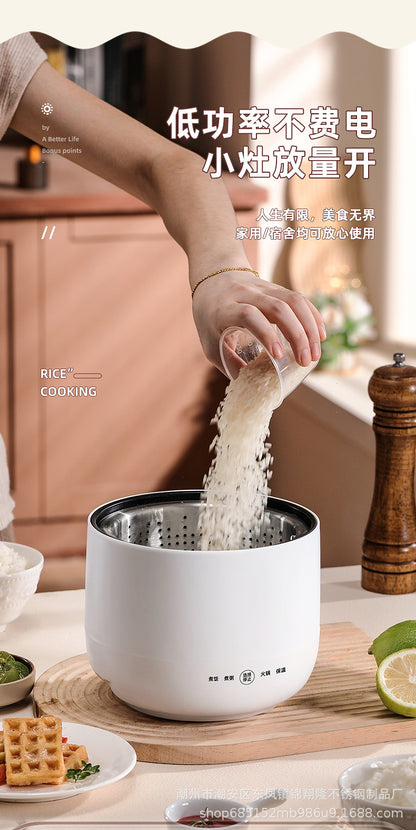 Mini Electric Rice Cooker Small Intelligent Multi-functional Household Dormitory Electric Non-stick Cooker Electric Rice Cooker Small Electric Cooker