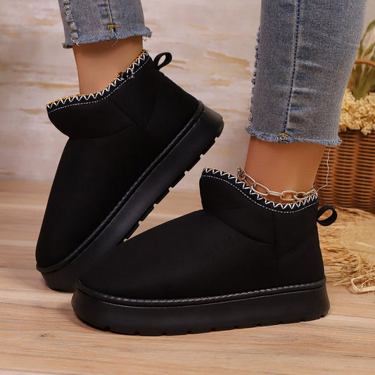Women's Cotton Shoes, Warm and Velvet, Non-Slip Eva Thick Sole Outer Wear, Home Wear, Men's Cross-Border Popular Women's Manufacturers by PDG ibma