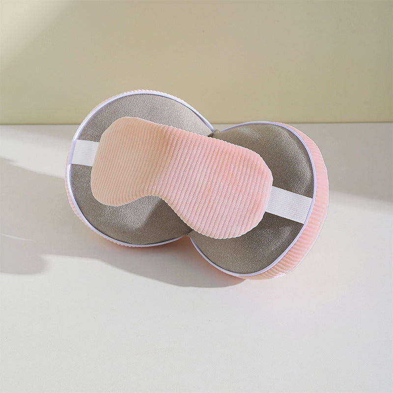 U-shaped pillow shading sleep eye mask two-in-one pillow PP cotton nap rest pillow aircraft travel pillow cutting eye mask pillow