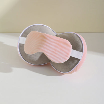 U-shaped pillow shading sleep eye mask two-in-one pillow PP cotton nap rest pillow aircraft travel pillow cutting eye mask pillow