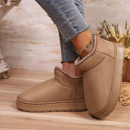 Women's Cotton Shoes, Warm and Velvet, Non-Slip Eva Thick Sole Outer Wear, Home Wear, Men's Cross-Border Popular Women's Manufacturers