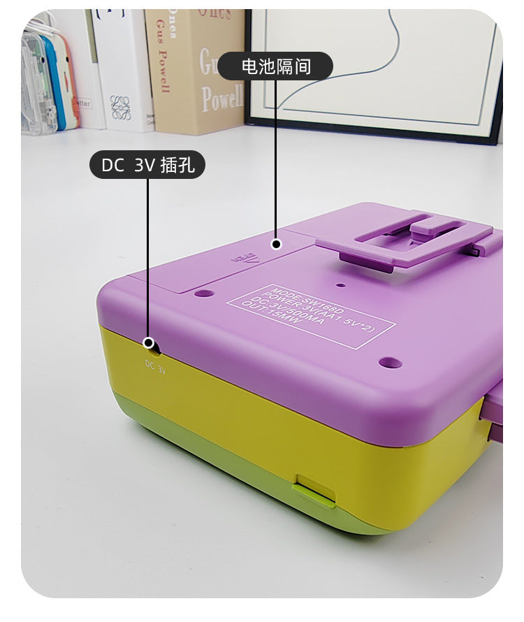Bayin Box Cross-Border Transparent Retro Tape Player Recorder Walkman Headphone Player Tape Player Radio