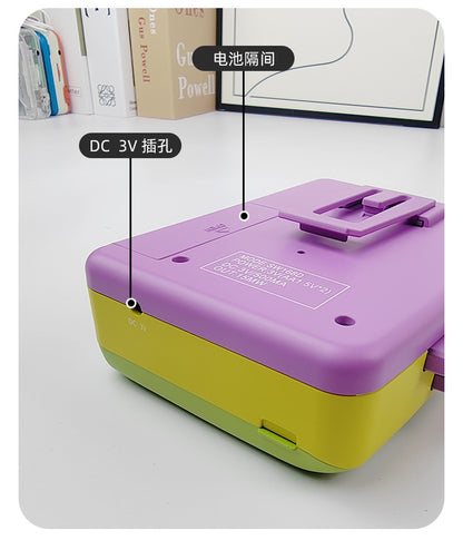 Bayin Box Cross-Border Transparent Retro Tape Player Recorder Walkman Headphone Player Tape Player Radio