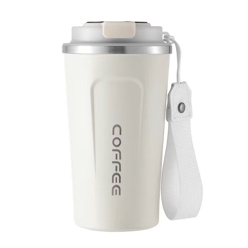 Overlord Tea Ji Tongyi Thermos Cup 316 Stainless Steel Lily-in-the-valley Coffee Cup Portable Car Double Drinking Gift Water Cup