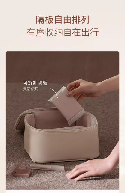 Cosmetic Bag Women's 2025 New Portable Cosmetic Case Travel Cosmetic Brush Bag Large Capacity Cosmetic Storage Bag High-end