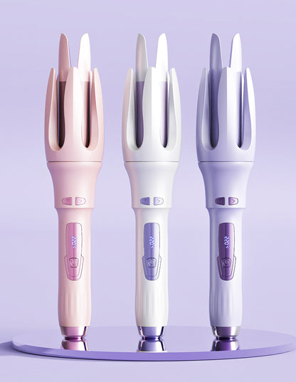 Full-automatic double card slot curling irons artifact lazy people do not hurt their hair electric rotating big wave dormitory lasting shaping
