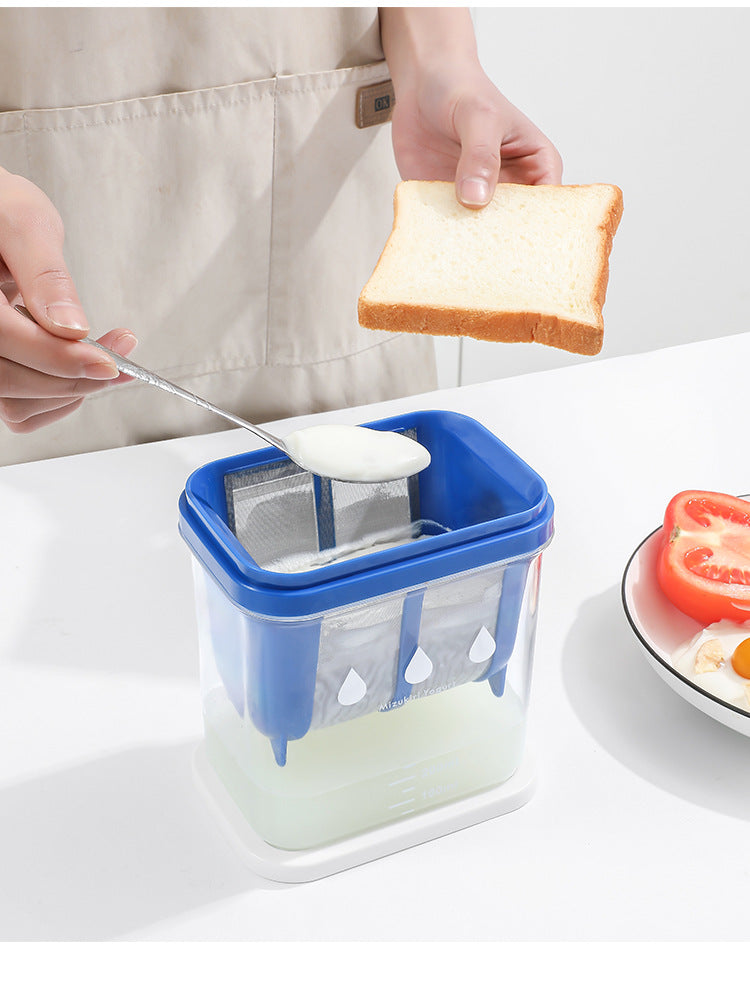 Cross-border yogurt filter homemade Greek yogurt machine cold extraction whey separator cheese soy milk cleaning net artifact