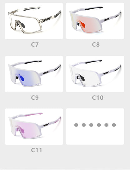 New GCXL color-changing riding glasses road bike outdoor sports glasses night riding protective glasses