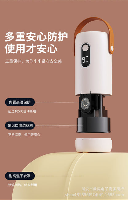 Mini Convenient Household Clothes Dryer Intelligent Quick-drying Small Foldable Storage Baby Clothes Disinfecting Dryer