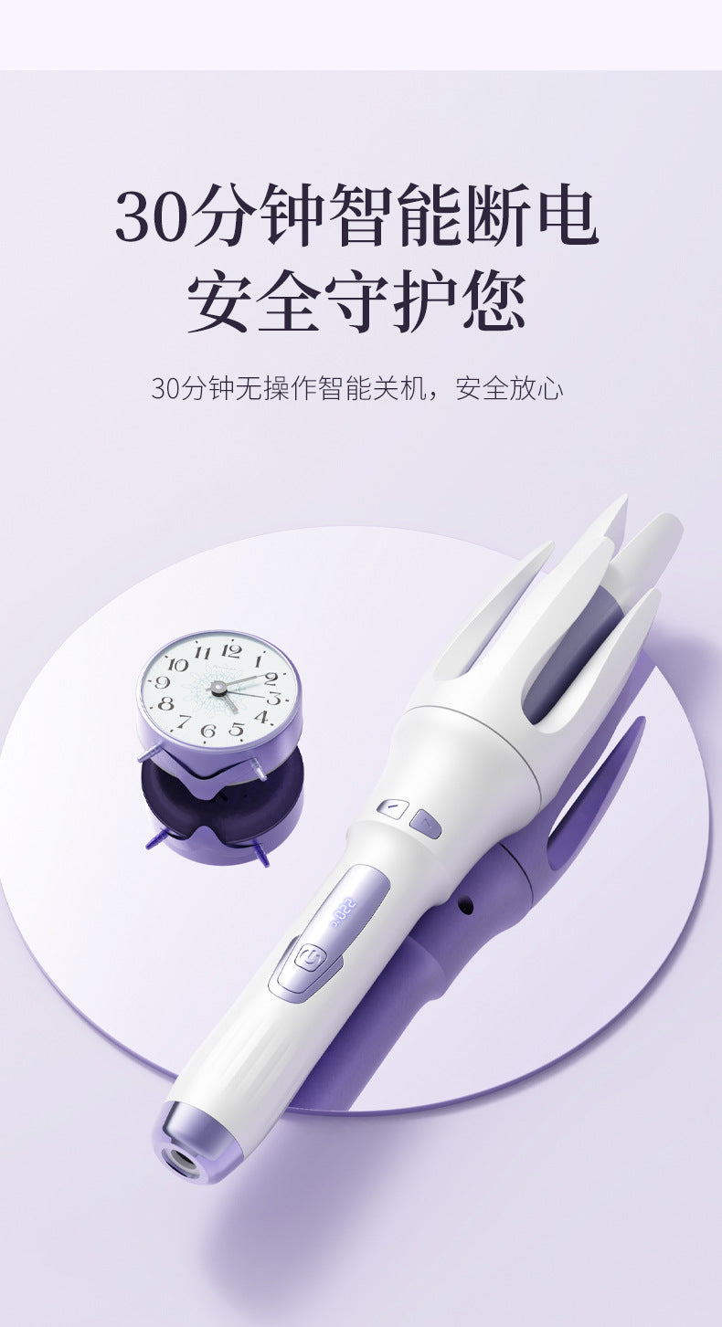 Full-automatic double card slot curling irons artifact lazy people do not hurt their hair electric rotating big wave dormitory lasting shaping