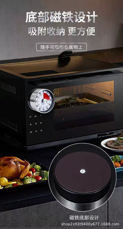 Visual Timer Kitchen Mechanical Timing Learning Children's Kitchen Reminder Magnetic Cooking Stopwatch Alarm Clock