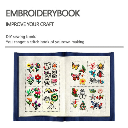 Cross-Border Popular Original Stitchbook Needlework Handmade Embroidery Needlework DIY Embroidery Book Embroidery Material Kit