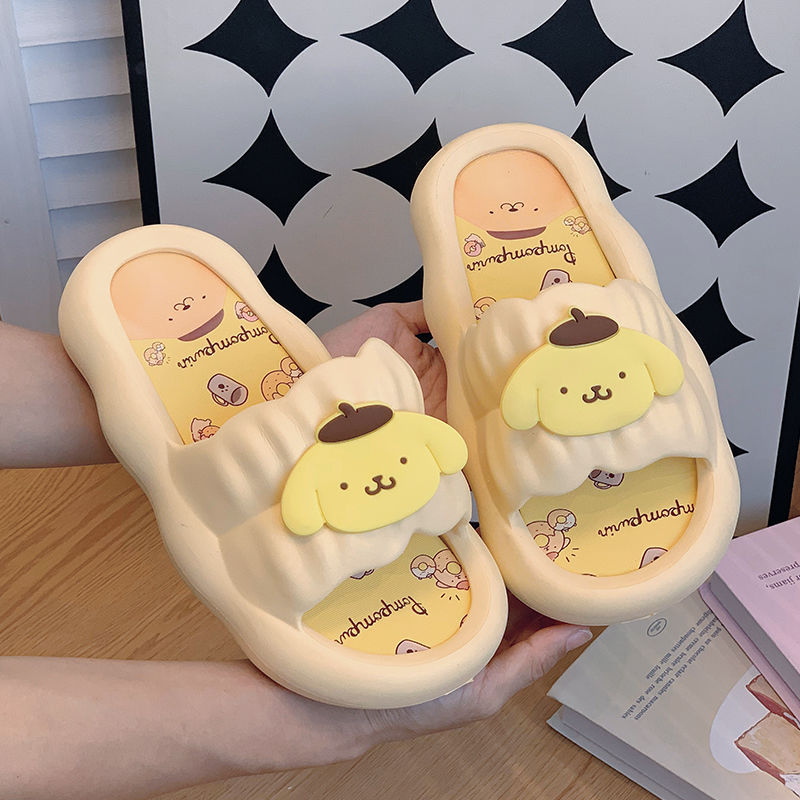 Women's spring and summer new thick-soled sandals and slippers for wearing cartoon PVC non-slip casual soft-soled sandals and slippers wholesale