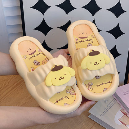 Women's spring and summer new thick-soled sandals and slippers for wearing cartoon PVC non-slip casual soft-soled sandals and slippers wholesale