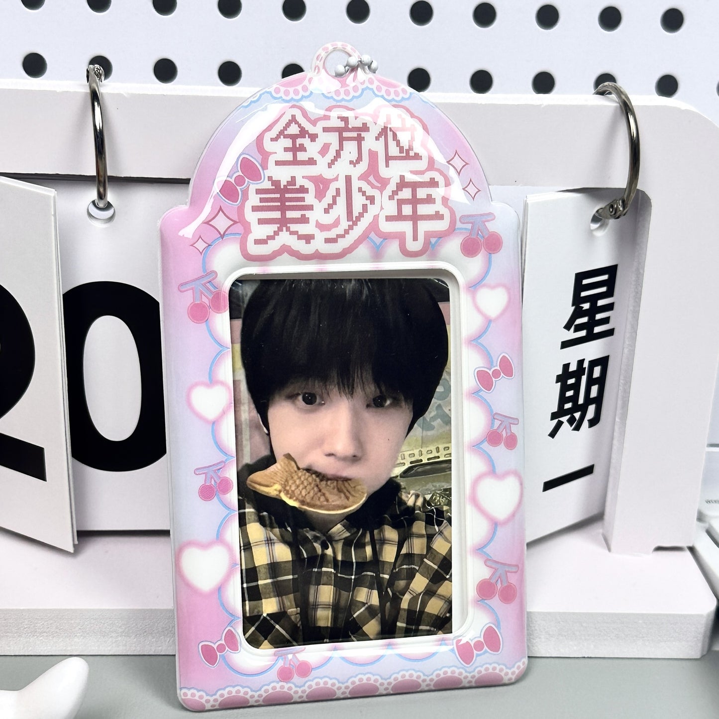Supply Original Card Sleeve Small Card PVC Earth Flavor Star-chasing Aidou Campus Card Storage Card Bag Display Pendant Protective Cover