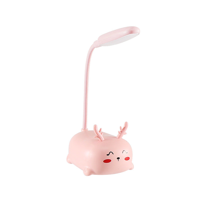 Factory direct creative cute girl heart mini small table lamp led bedroom bedroom bedside eye protection night light