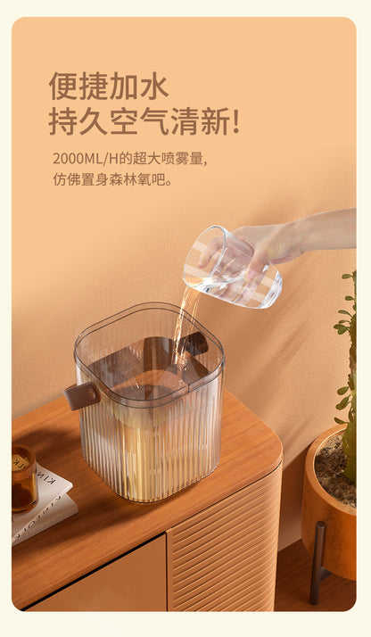 Cross-Border Desktop Humidifier for Home Bedroom Extra Large Capacity Ambient Light Double Nozzle Extra Large Mist Volume Sprayer Dropshipping