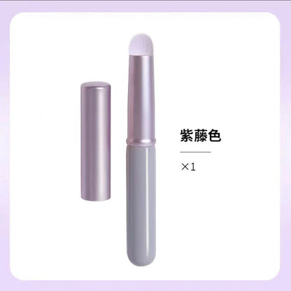 Round Head lip brush lipstick brush beauty tools concealer brush blooming brush portable lip makeup brush wholesale one-piece delivery