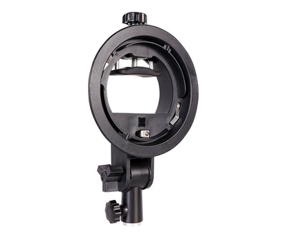 Factory Direct Sales Hot Shoe Lamp Holder Round Short Handle S Chuck Flash Light Stand Baorong Exquisite Mouth Base S Bracket