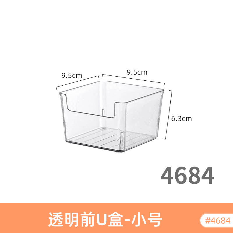 Desktop Storage Box Dormitory Cosmetics Transparent Basket Acrylic Drawer Mask Organizer Box Snack Sundry Storage Rack
