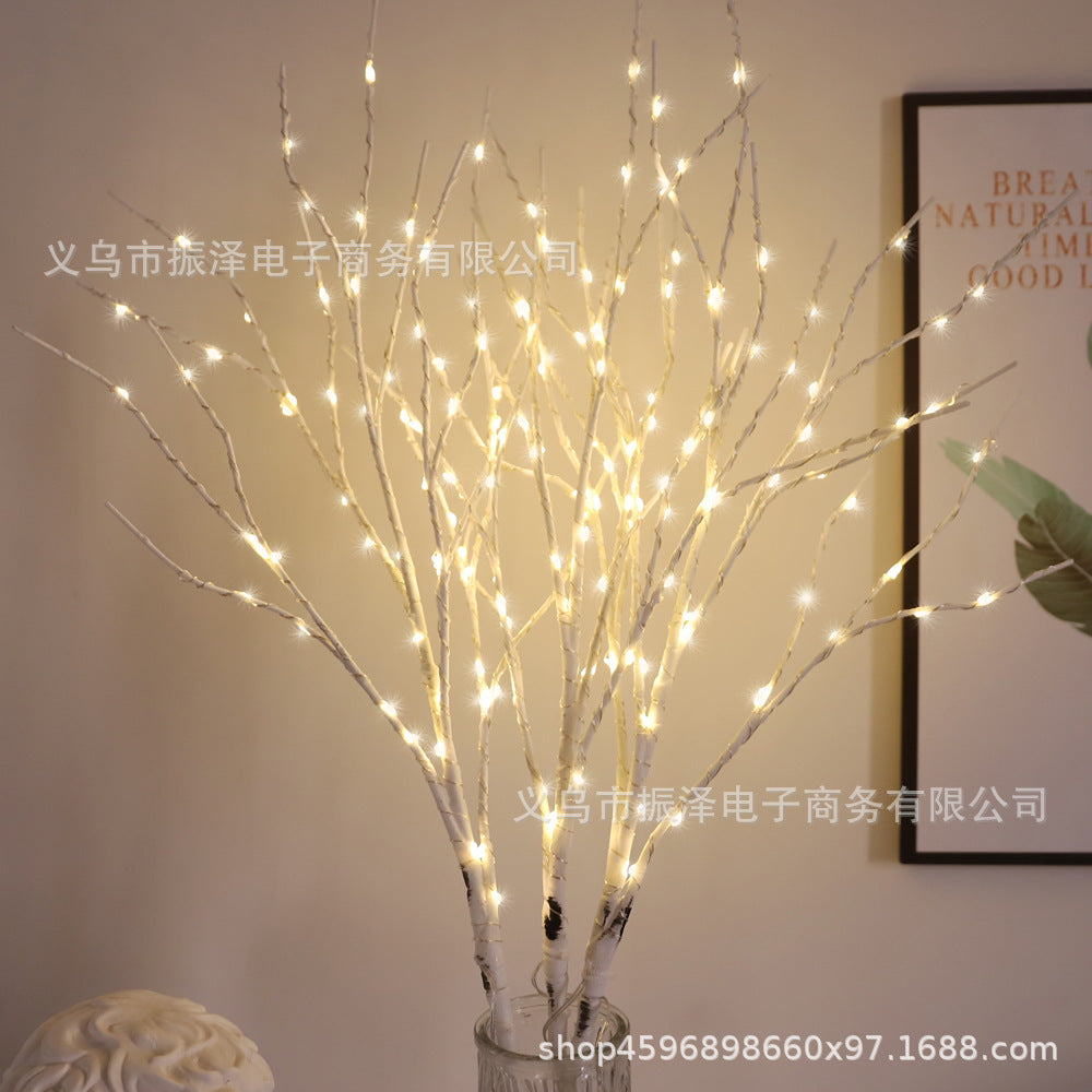 New 50LED branch modeling lamp simulation birch home party atmosphere decoration landscape luminous tree lamp