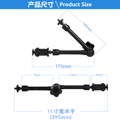 Weird hand universal bracket large crab clamp clip 11 inch magic hand universal strange hand 11 inch magic arm